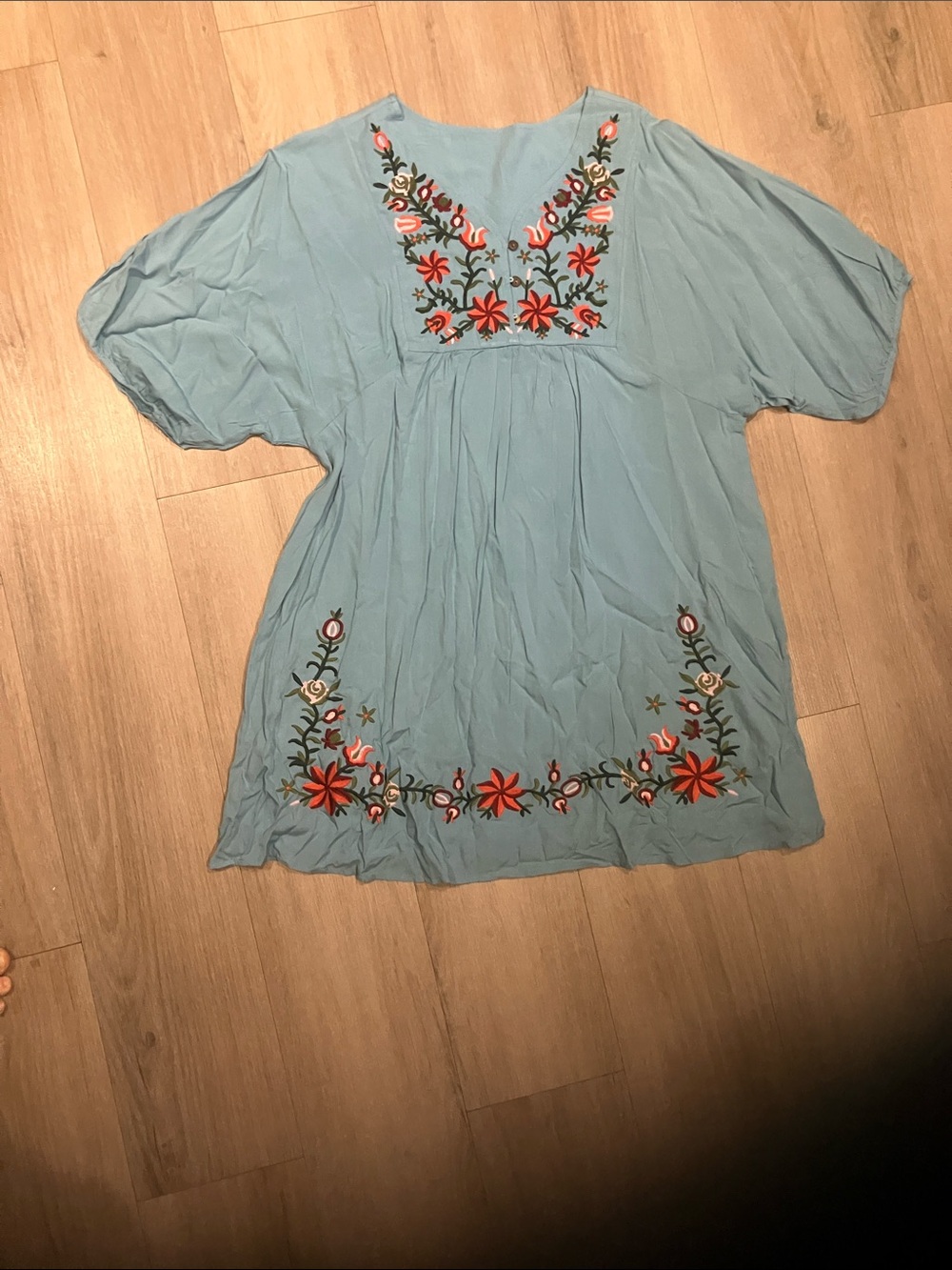 Brand new embroidered dress size medium